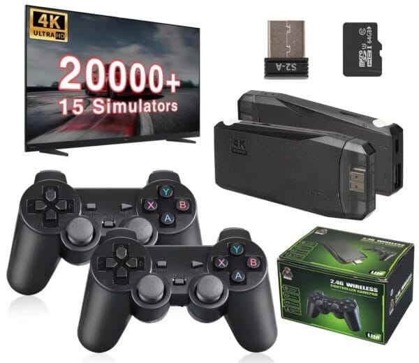ORIGNAL | M8 Game 4k With Tekken 3 Game For 20000+ Games And Two Game Controllers